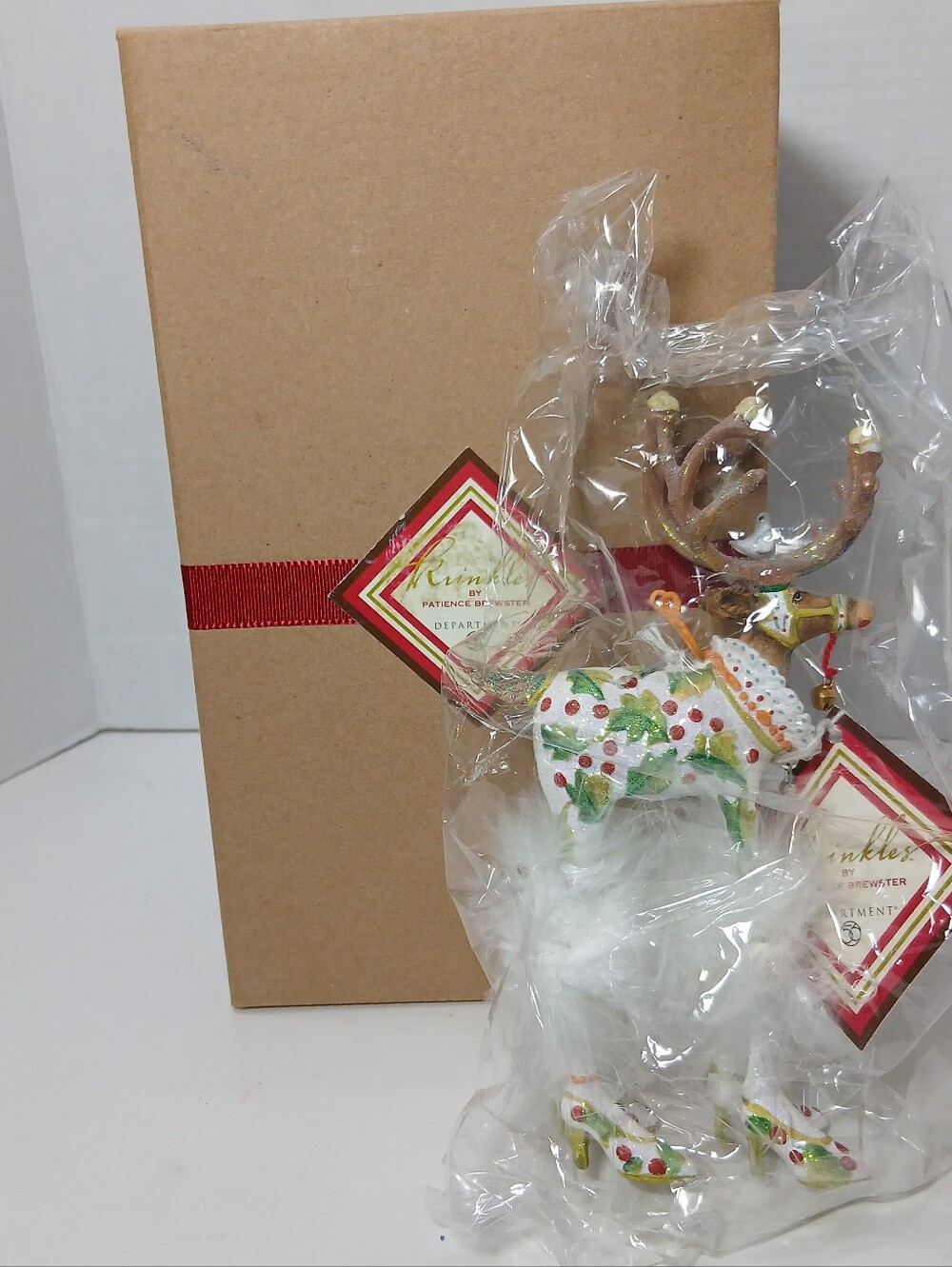 Patience Brewster Vixen Krinkles Dash Away Collection Reindeer 7" Dept 56